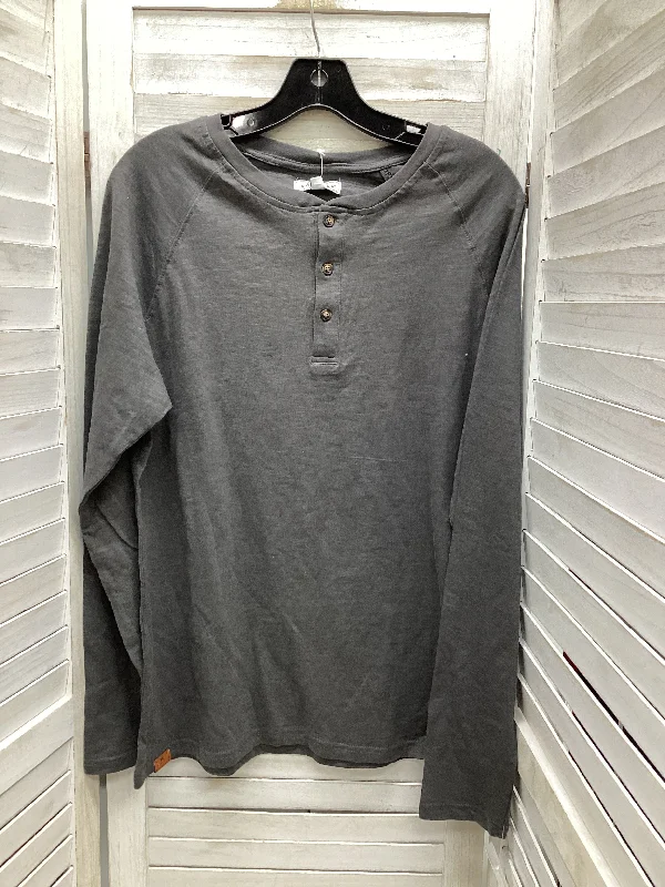 Soft Layers Top Long Sleeve By Simply Southern In Grey, Size: S