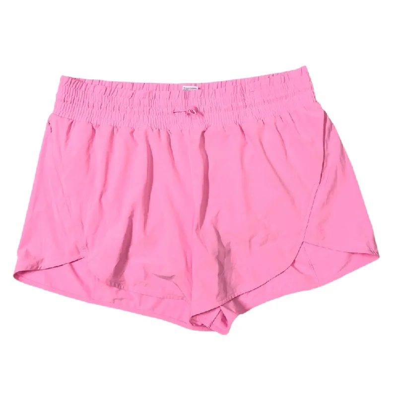 Premium Fabric Athletic Shorts By All In Motion In Pink, Size: Xxl