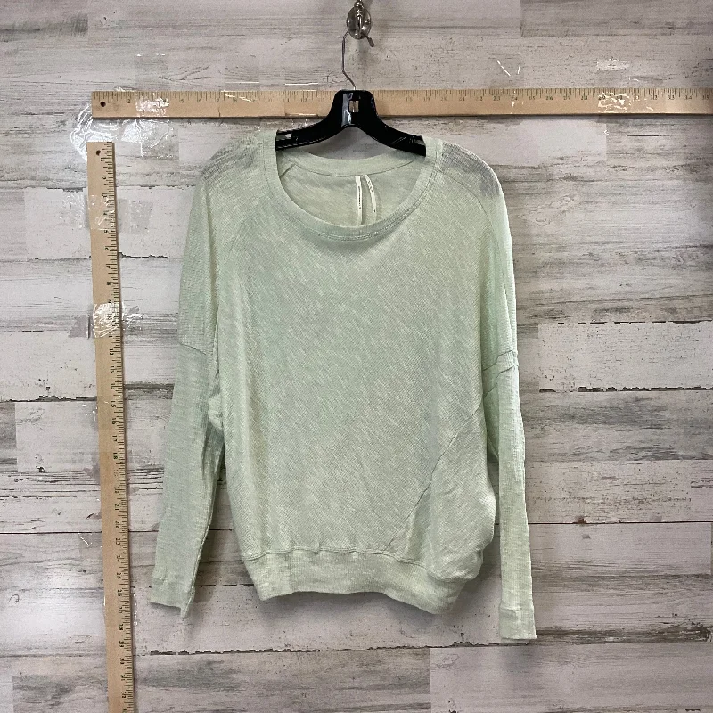 Casual Comfort Green Top Long Sleeve Anthropologie, Size Xs