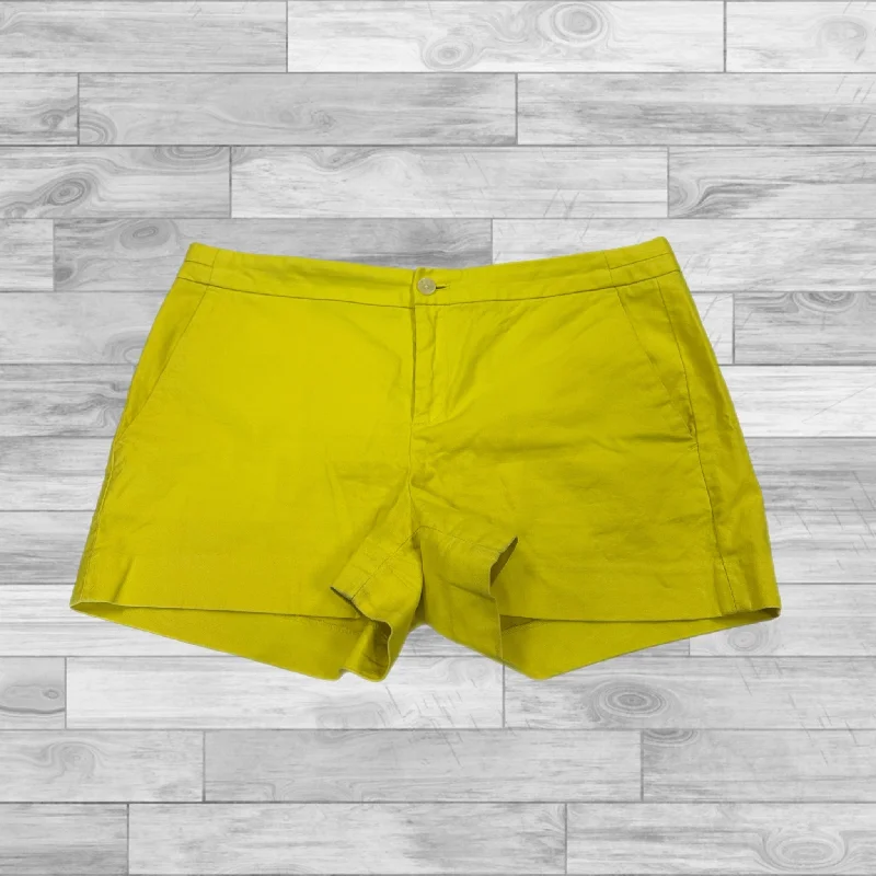 Comfortable Pants Shorts By Banana Republic In Yellow, Size: 12