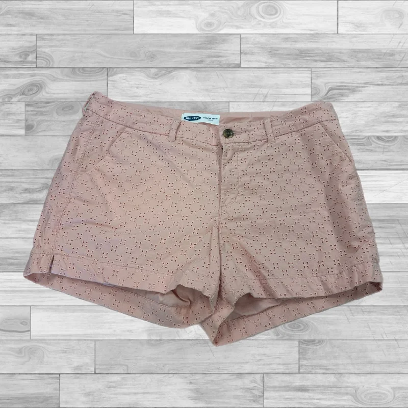 Designer Footwear Shorts By Old Navy In Pink, Size: 14