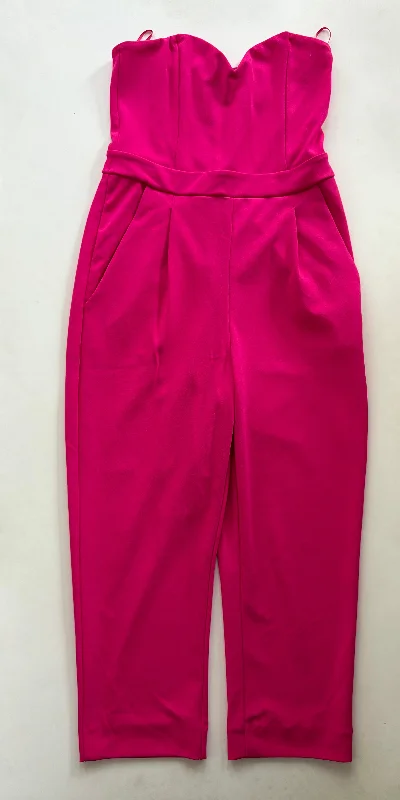 Modern Casuals Jumpsuit By Express In Hot Pink, Size: S