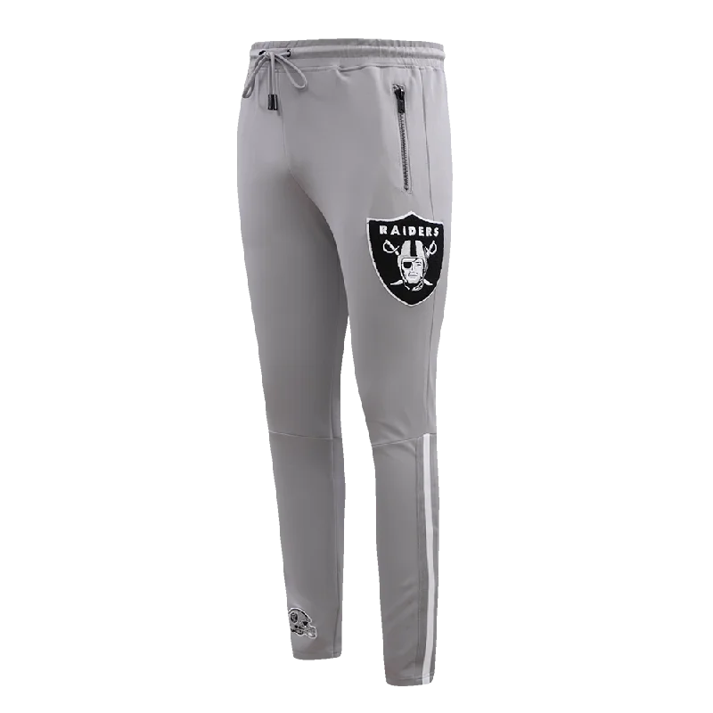Relaxed Wardrobe NFL OAKLAND RAIDERS CLASSIC MEN'S TRACK PANT (GRAY)