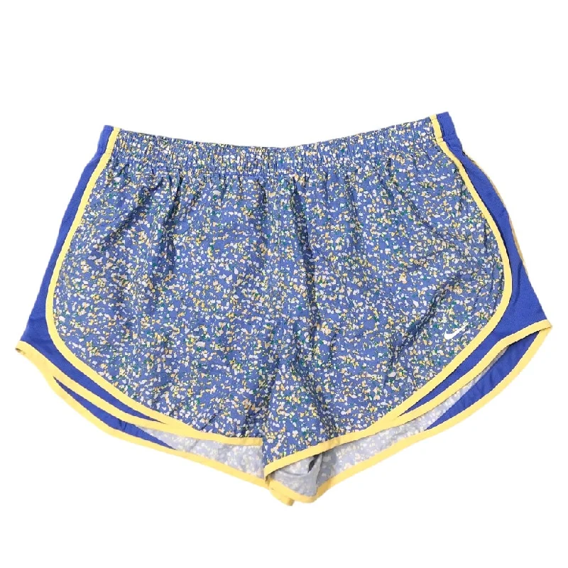 Luxury Comfort Athletic Shorts By Nike In Blue & Yellow, Size: 2x