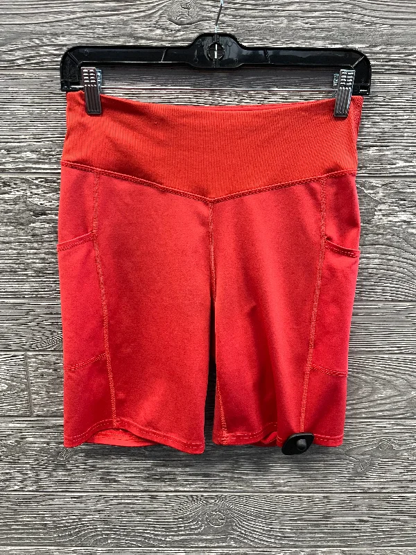 Modern Style Athletic Shorts By Tek Gear In Orange, Size: M