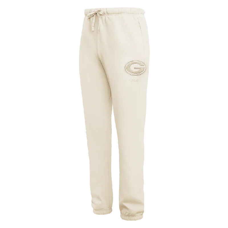 Lightwear Options NFL GREEN BAY PACKERS NEUTRAL MEN'S SWEATPANT (EGGSHELL)