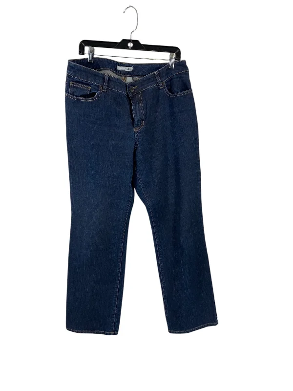 Casual Wear Jeans Boot Cut By Chicos In Blue Denim, Size: 2