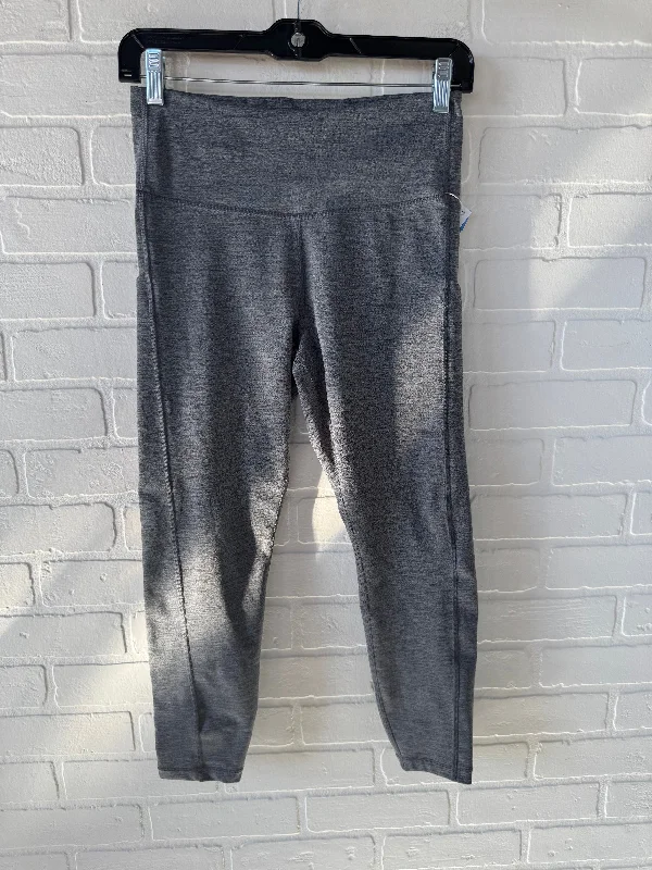 Effortless Style Athletic Capris By Athleta In Grey, Size: 4