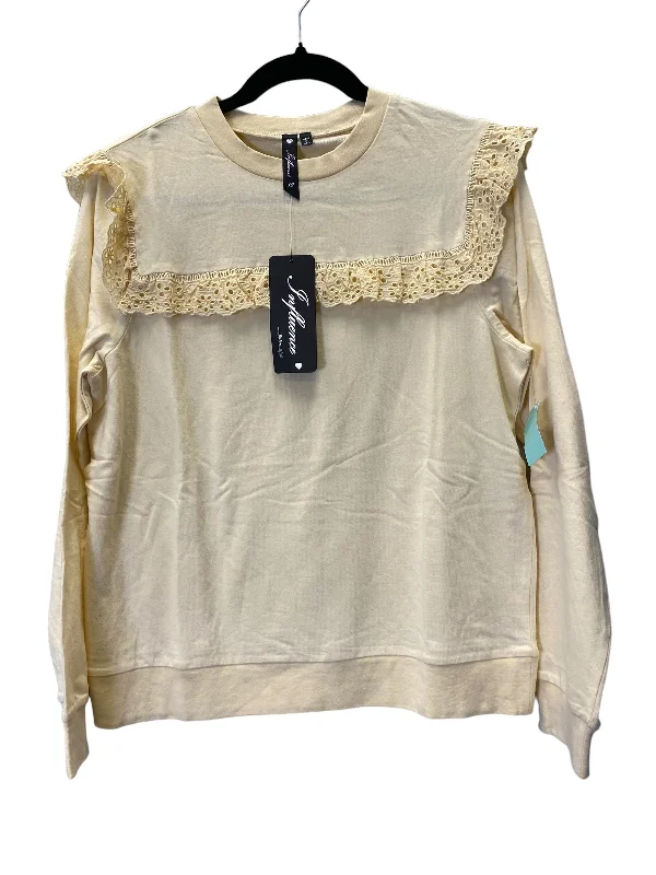Casual Trends Top Long Sleeve By Influences In Yellow, Size: M
