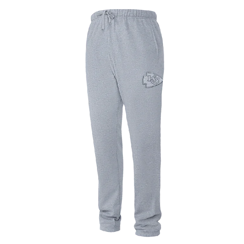 Casual Chic NFL KANSAS CITY CHIEFS NEUTRAL MEN'S SWEATPANT (DARK HEATHER GRAY)