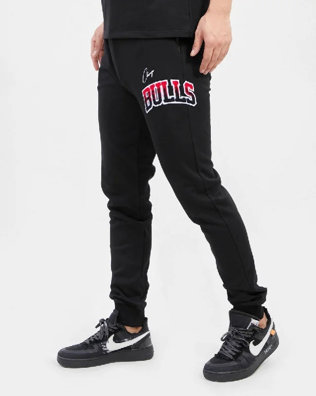 Stylish Comfort NBA CHICAGO BULLS HOMETOWN MEN'S JOGGER (BLACK)
