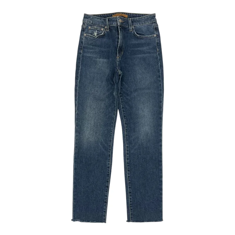 Parkas Style Jeans Straight By Joes Jeans In Blue Denim, Size:6