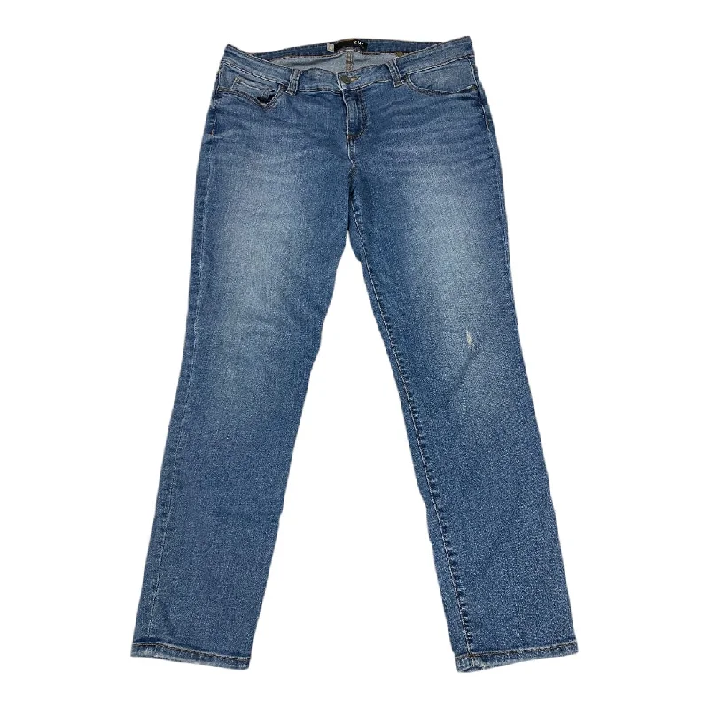 Street Hoodies Jeans Skinny By Kut In Blue Denim, Size: 16