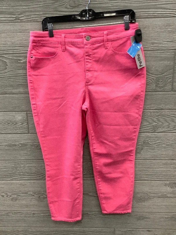 Street Style Jeans Jeggings By Talbots In Pink, Size: 12p