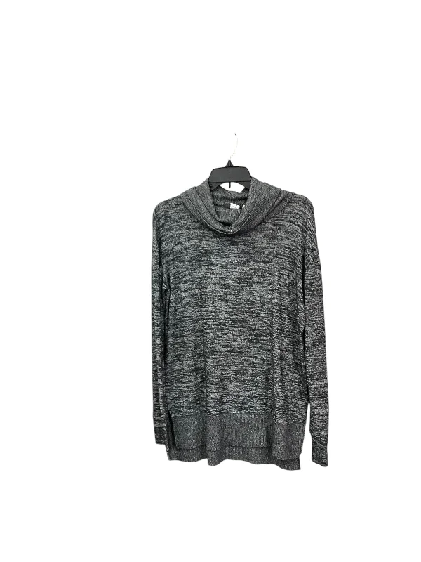 Stylish Apparel Tunic Long Sleeve By Gap In Black White, Size: 6