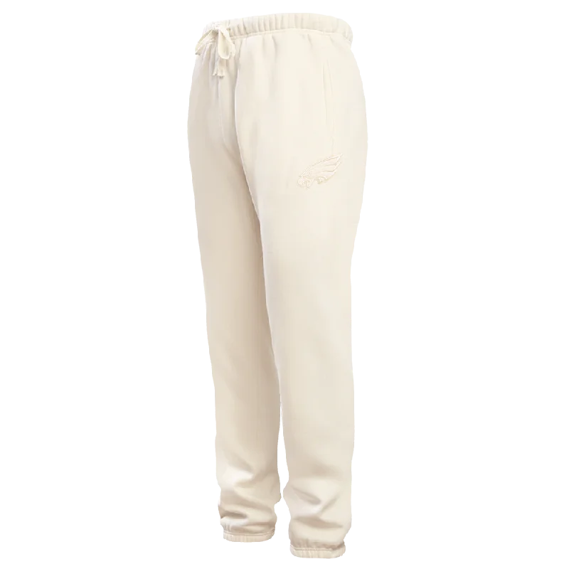 Relaxed Wear NFL PHILADELPHIA EAGLES NEUTRAL FLC SWEATPANT (EGGSHELL)