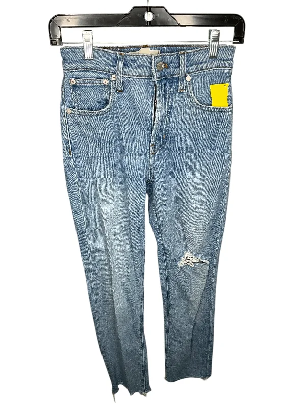 Active Wear Jeans Boyfriend By Madewell In Blue, Size: 0