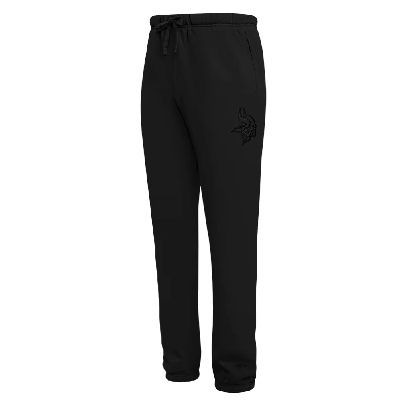 Modern Style NFL MINNESOTA VIKINGS NEUTRAL MEN'S SWEATPANT (BLACK)