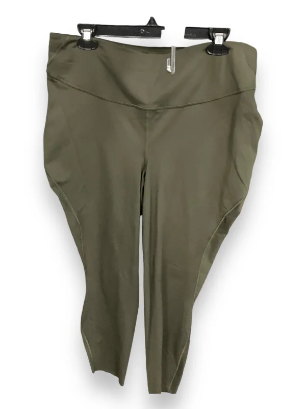 Versatile Looks Athletic Leggings By Lululemon In Green, Size: 18