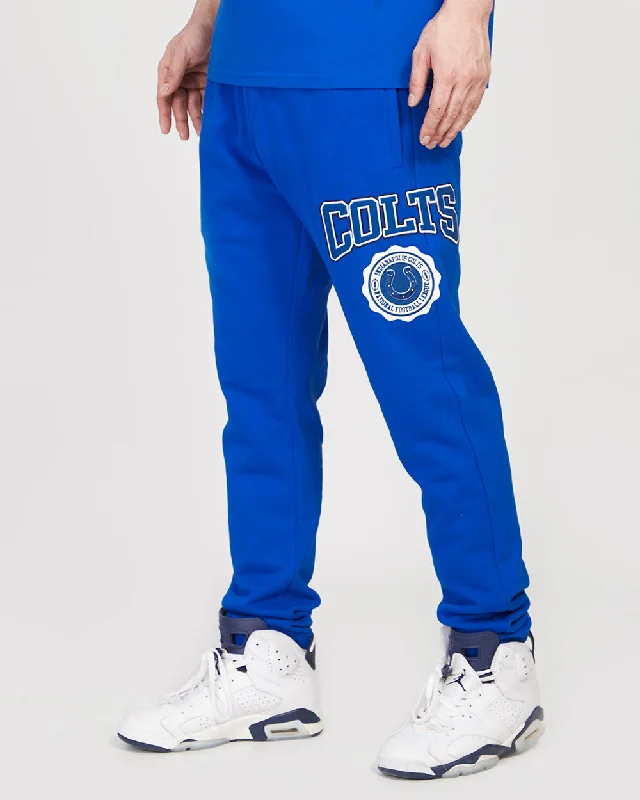 Designer Gloves NFL INDIANAPOLIS COLTS CREST EMBLEM RIB MEN'S SWEATPANT (ROYAL BLUE)