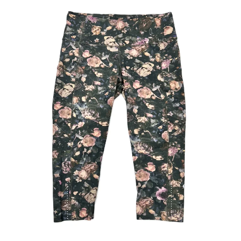 Weekend Outfits Athletic Capris By Lululemon In Floral Print, Size: 10
