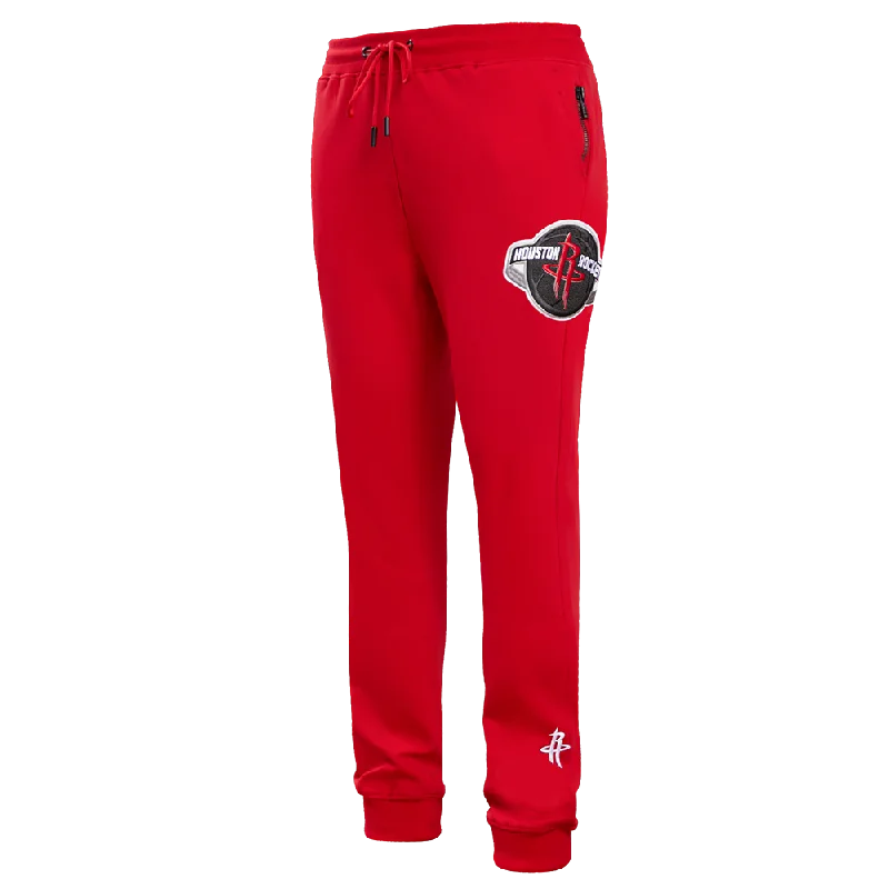 Easy Fashion NBA HOUSTON ROCKETS CLASSIC CHENILLE MEN'S JOGGER (RED)