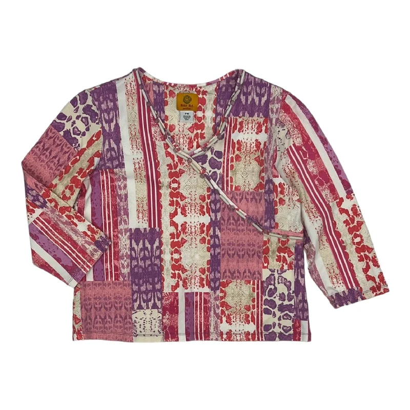 Modern Casuals PINK TOP 3/4 SLEEVE by RUBY RD Size:M