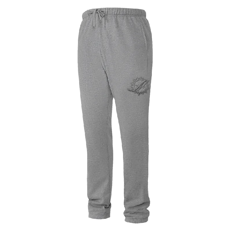Premium Fabric NFL MIAMI DOLPHINS NEUTRAL MEN'S SWEATPANT (DARK HEATHER GRAY)