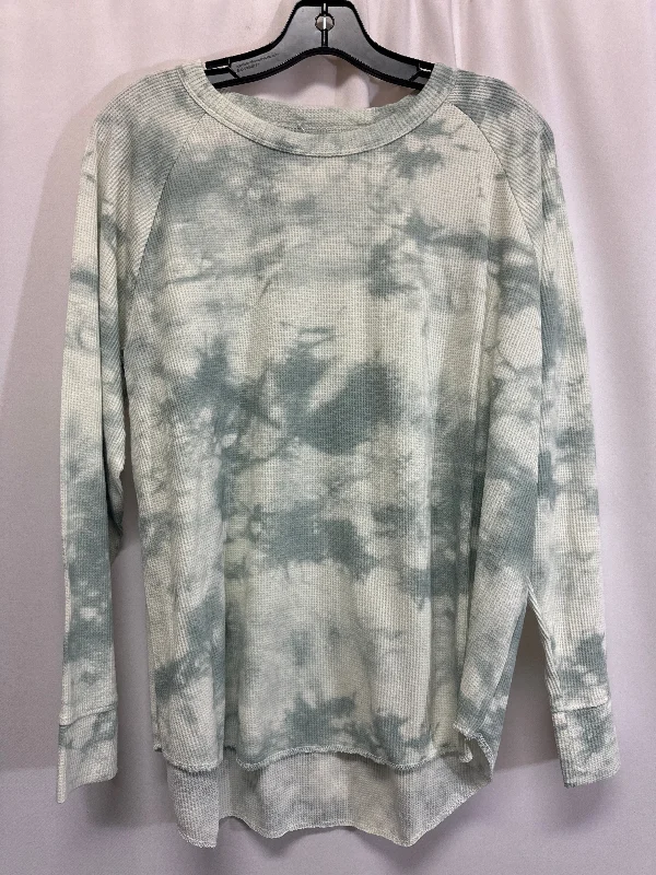 Comfortable Pants Top Long Sleeve By Sonoma In Green, Size: Xxl