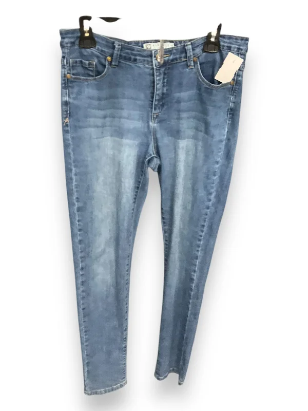 Smart Casual Jeans Skinny By Anne Klein In Blue Denim, Size: 6