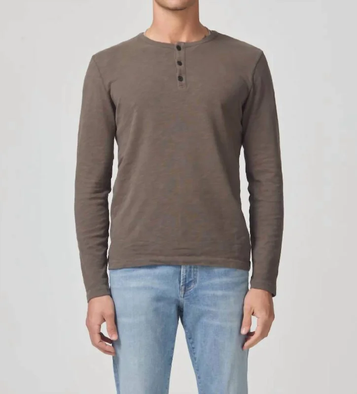 Rugged Jackets Pablo Henley Shirt In Vetiver