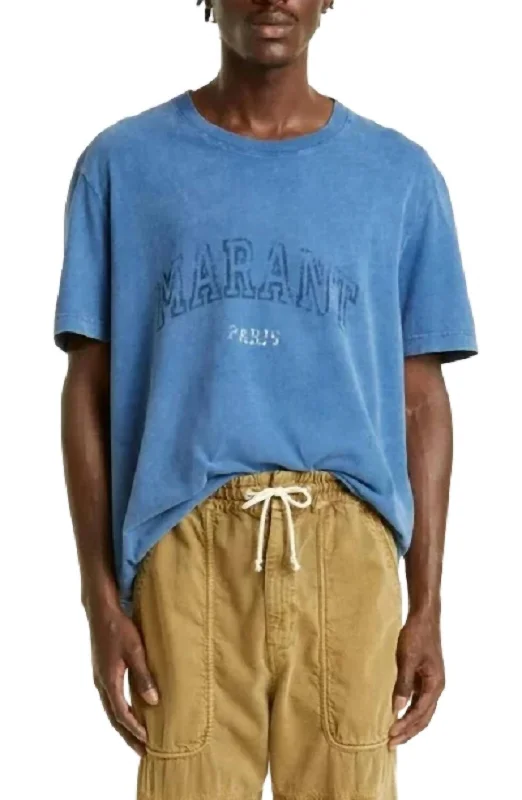 Comfortable Outfits Honore Marant Tee Shirt - Unisex In Light Blue