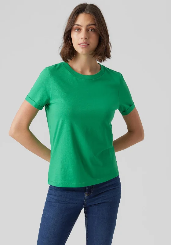 Versatile Items Vero Moda Basic T-Shirt, Bright Green