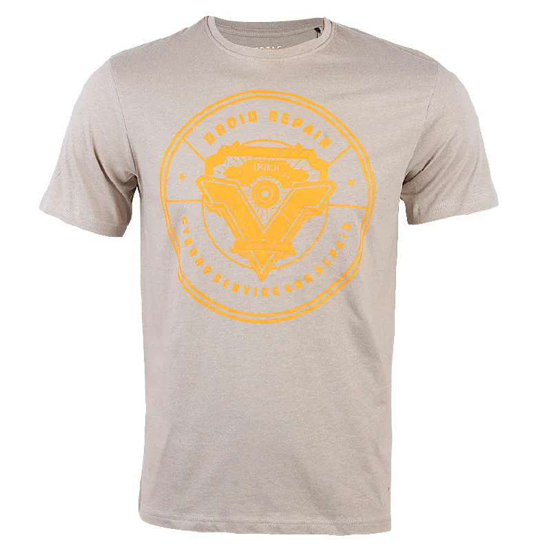 Soft Layers REDTAG Men's Mid-Grey T-Shirts