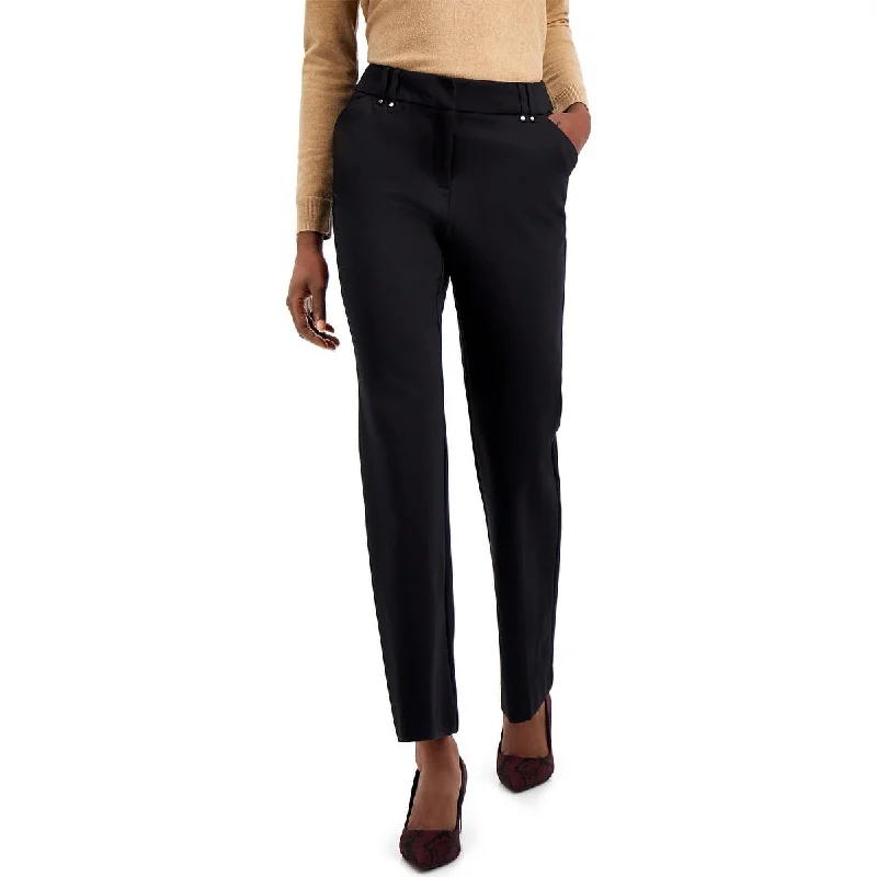 Luxury Style Alfani Women's Solid Casual Trouser Pants Black Size 6