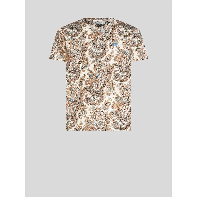 Heavy Coats PAISLEY COTTON T-SHIRT
