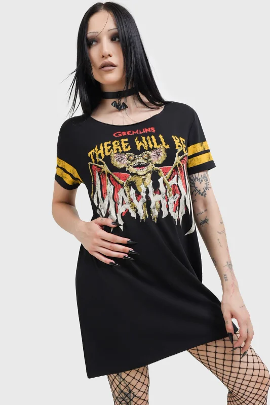 Classic Style Trouble Maker T-Shirt Dress