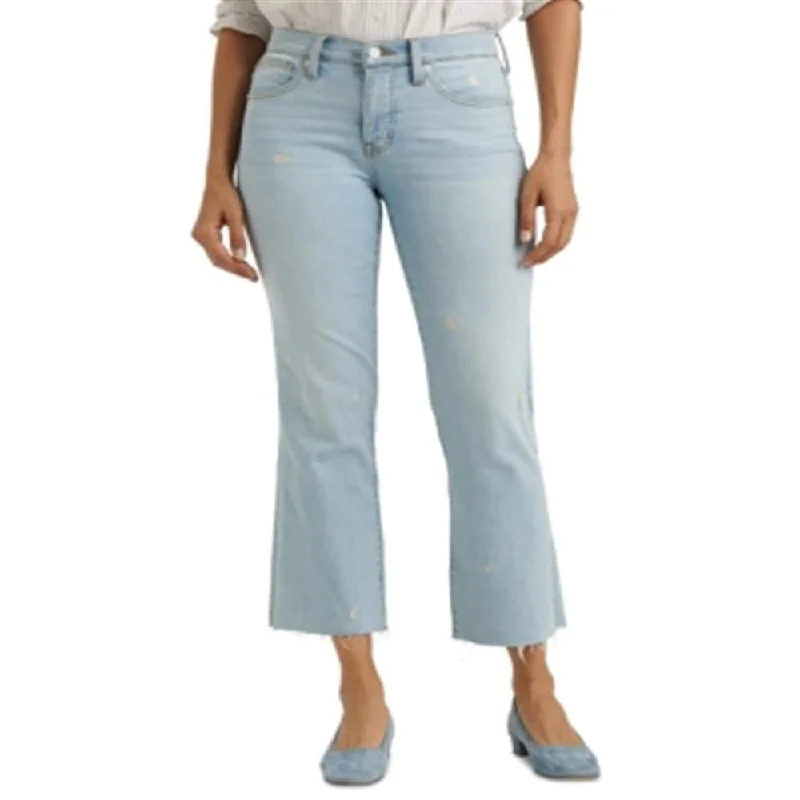 High Street Design Lucky Brand Women's Mid Rise Ava Crop Mini Bootcut Jean Blue Size 8/29R - 8/29 High Street Design Lucky Brand Women's Mid Rise Ava Crop Mini Bootcut Jean Blue Size 8/29R - 8/29