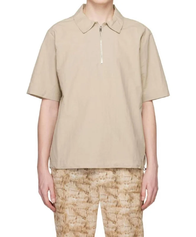 Relaxed Wear Marvin Top In Pebble