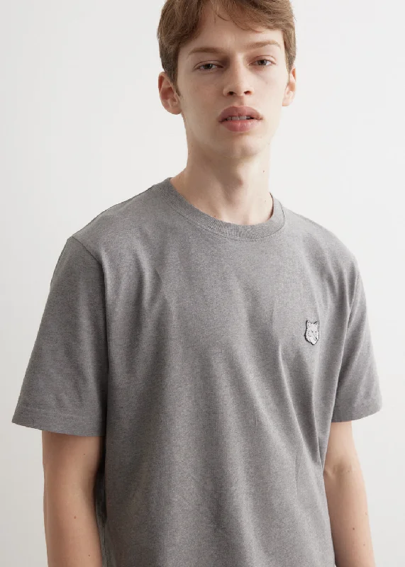 Casual Knitwear Bold Fox Head Patch Comfort T-Shirt