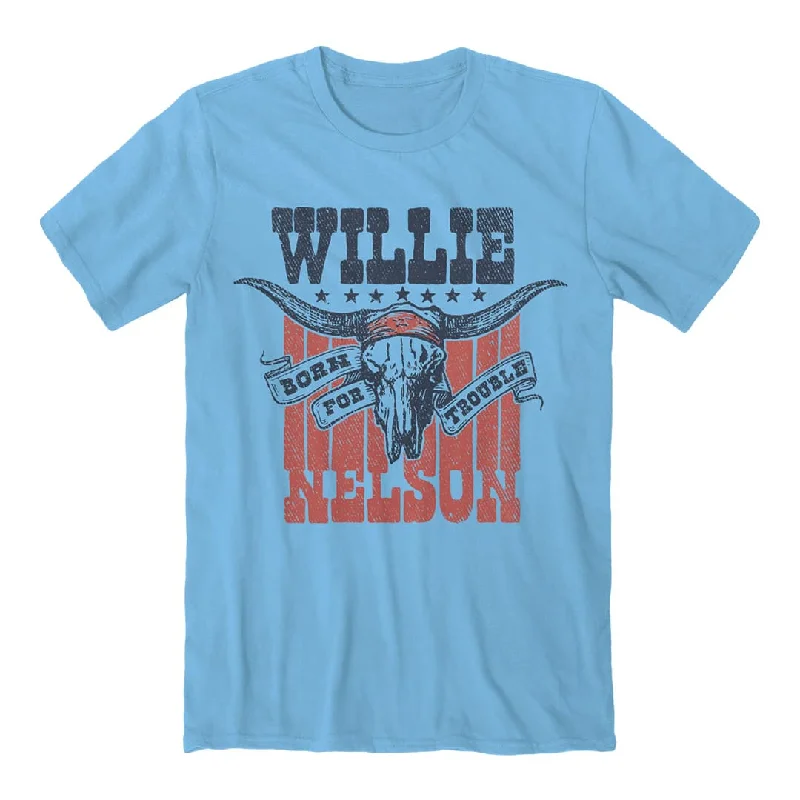 Designer Footwear Willie Nelson - Born Trouble T-Shirt