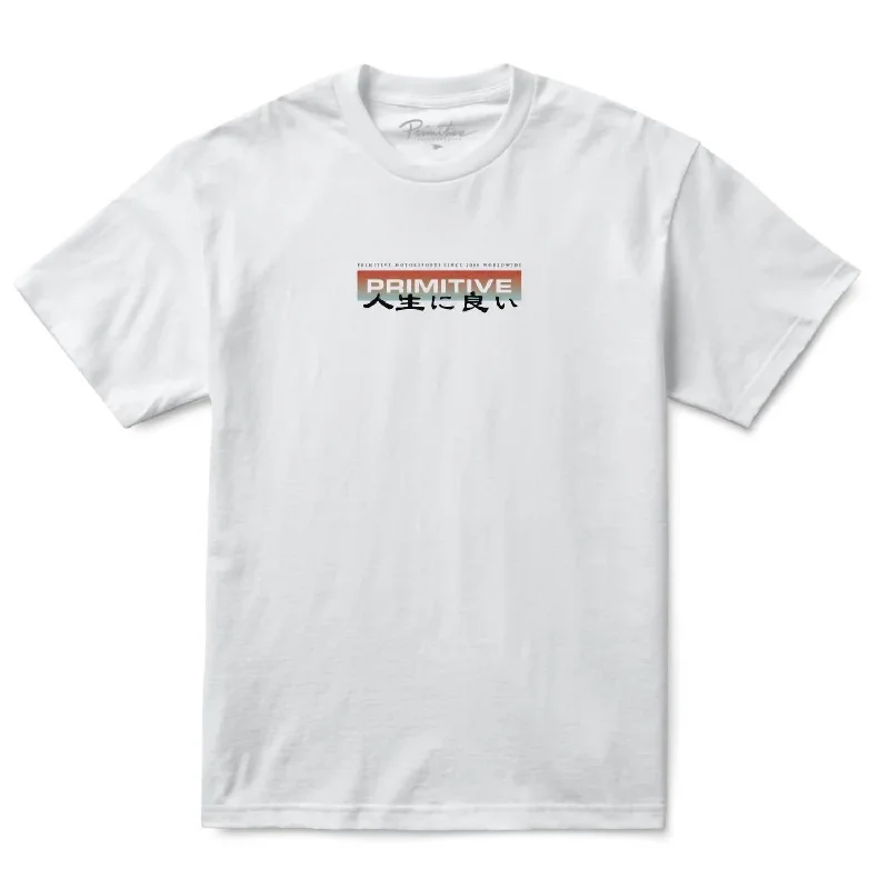 Cozy Fit Men's Ozaka Nights T-Shirt In White