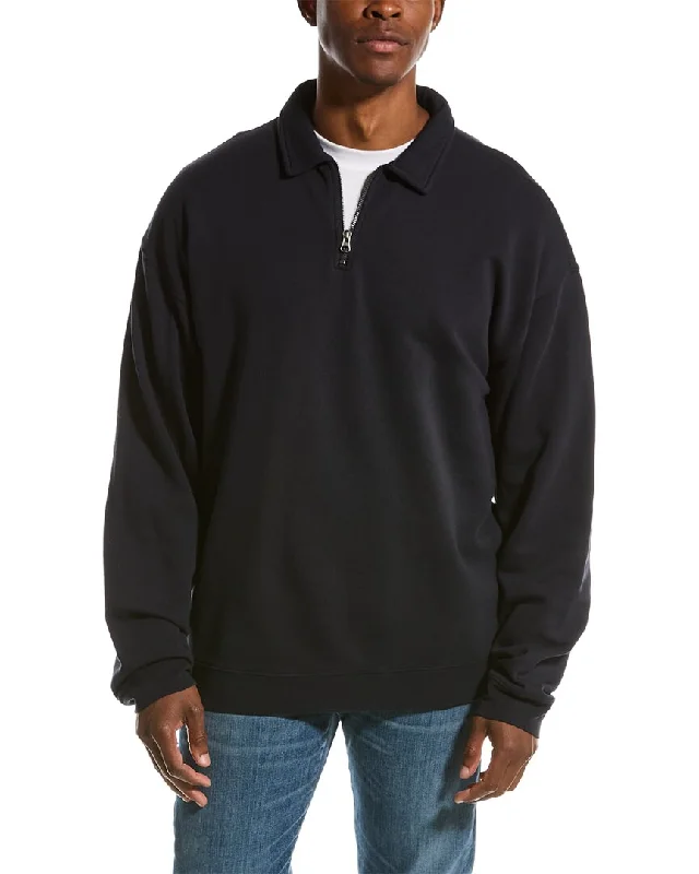 Parkas Style Vince French Terry 1/4-Zip Pullover