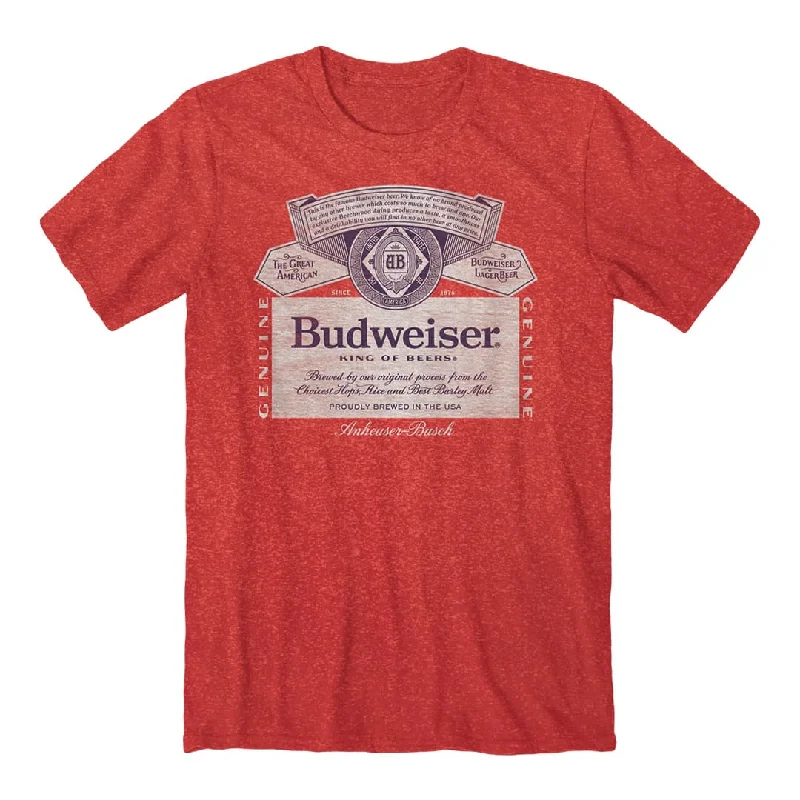 Modern Casuals Budweiser - Label T-Shirt