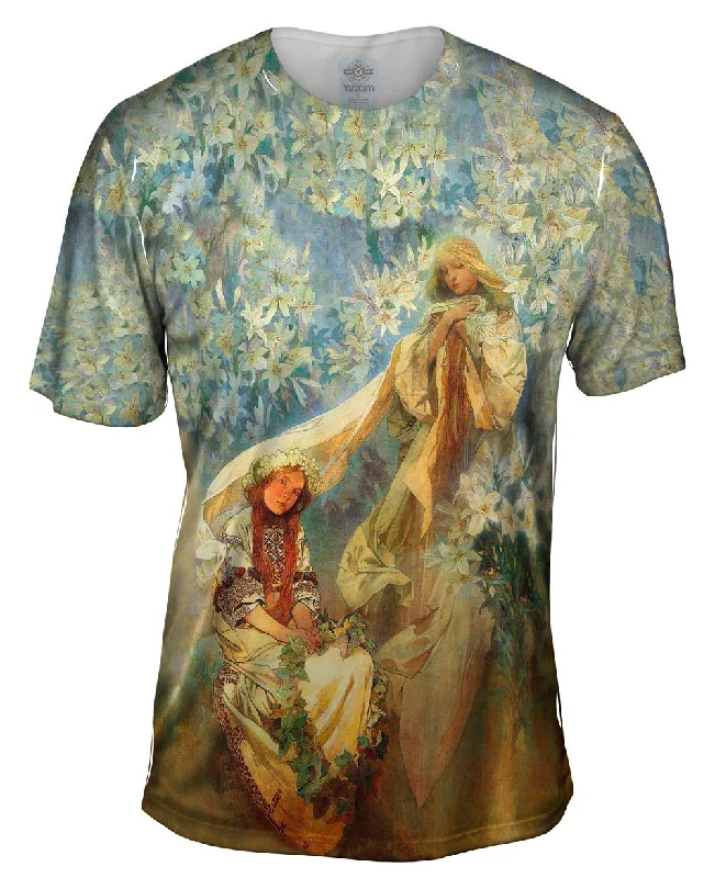 Lightweight Gear Alphonse Mucha - "Madonna of the Lilies" (1905)