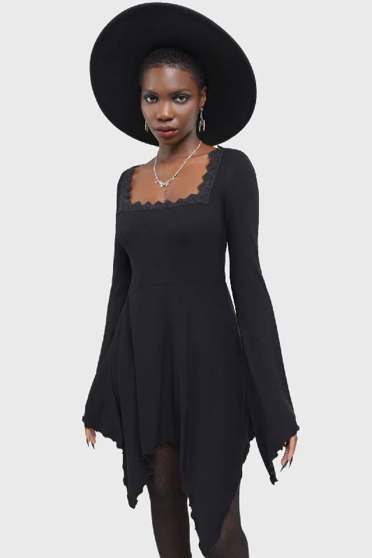 Classic Style Lacerated Dress
