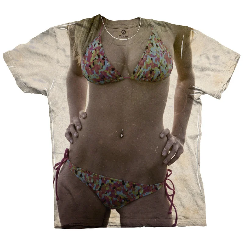 Premium Fabric Sexy Female Old Film Bikini