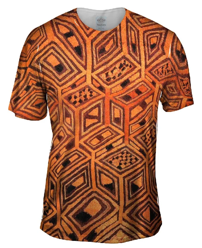 Puffer Jackets African Tribal Kuba Cloth