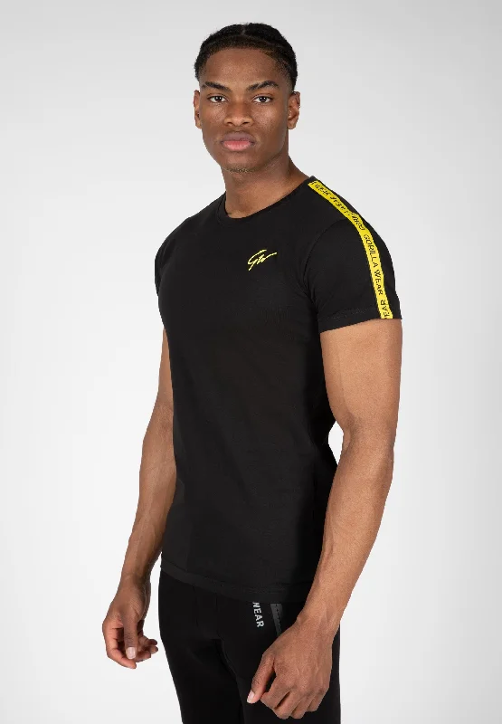 Casual Comfort Chester T-shirt - Black/Yellow