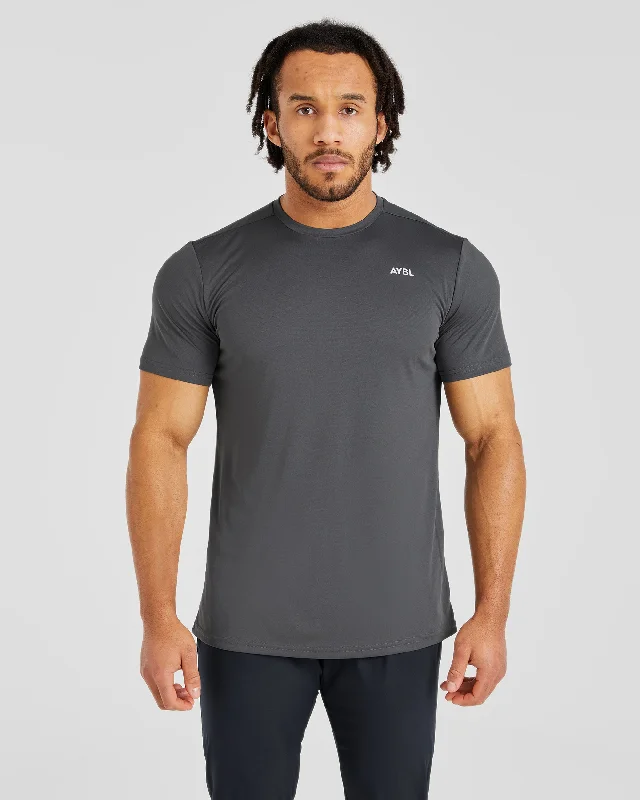 Relaxed Wear Origin T Shirt - Charcoal